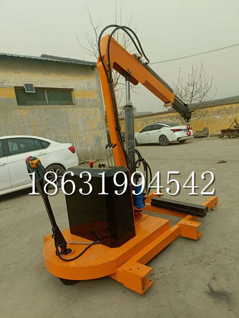 乌达区自卸车厢随车吊 自制轮式四不像起重机 四驱平板吊 5吨 贵盛